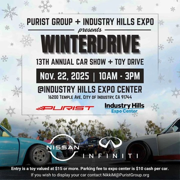 Winterdrive Toy Drive Car Show flyer 2025